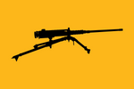 Load image into Gallery viewer, M2 Browning Vinyl Silhouette Sticker
