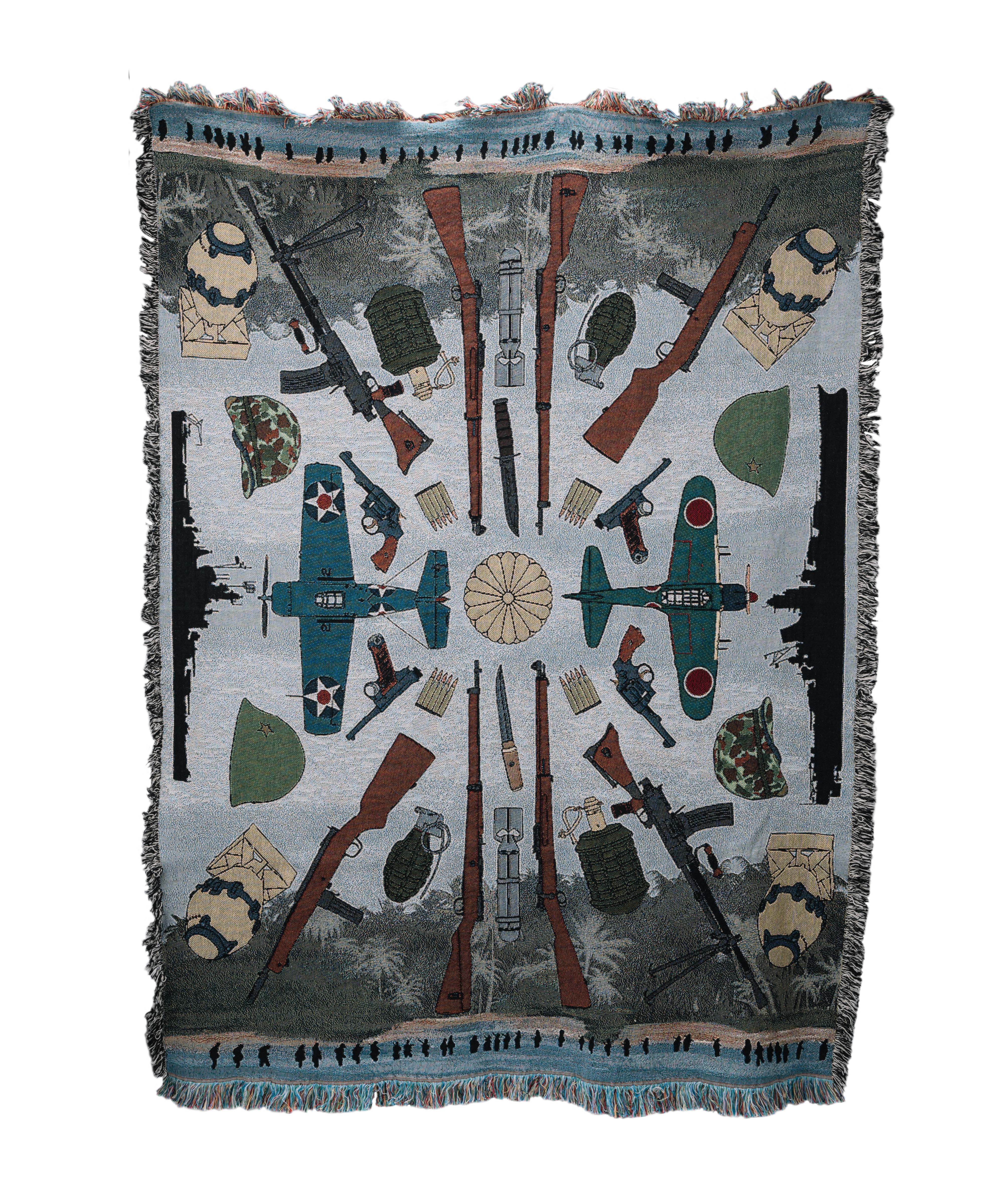 The Pacific Theater Throw Blanket